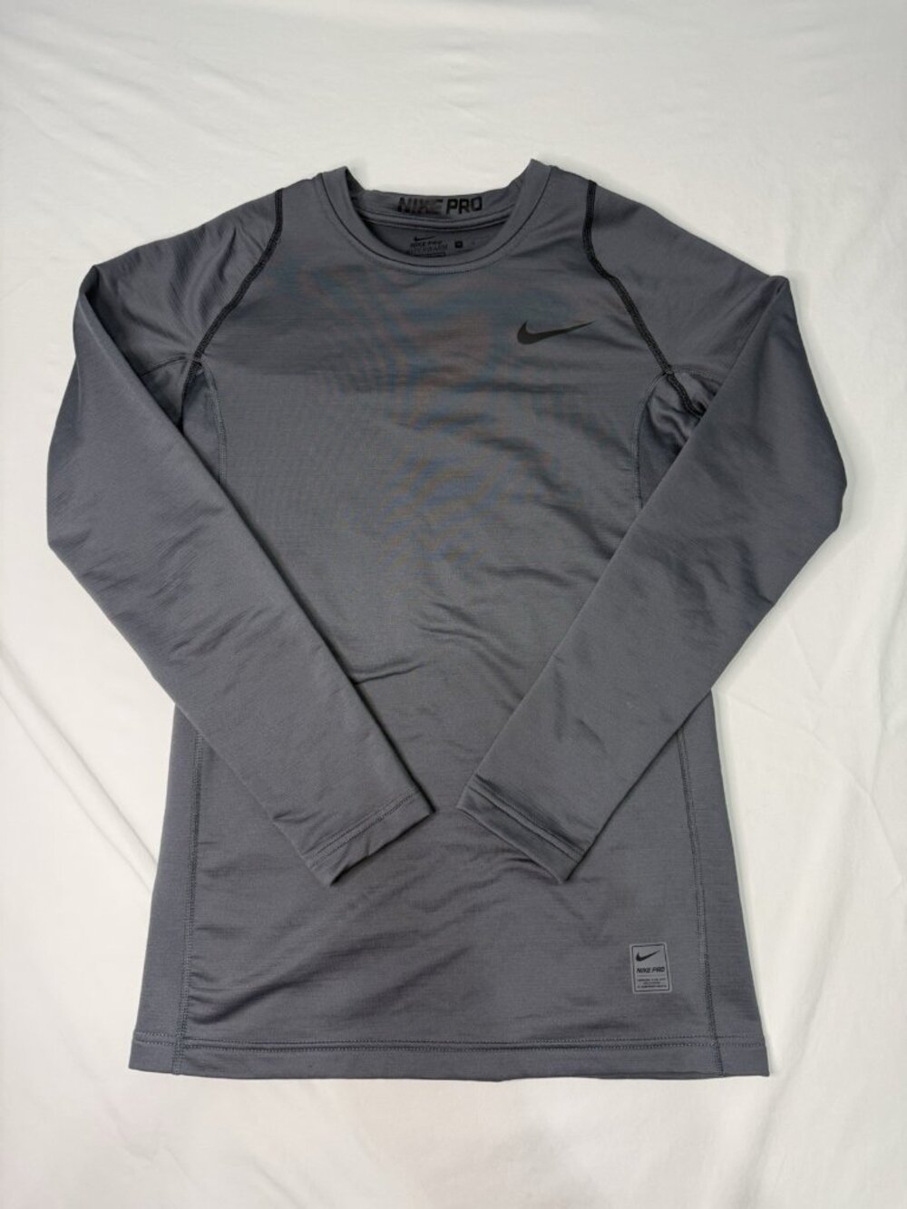 Nike Pro Hyperwarm Compression Shirt Men’s MEDIUM Long Sleeve Top